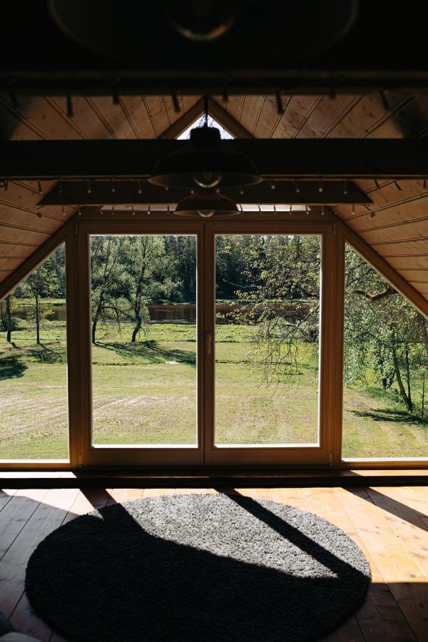 "Gaujmale" Sauna House In Nature Ilkene Exterior photo